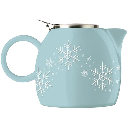Tea Forte PUGG Ceramic Teapot - Snowflake Photo [1]