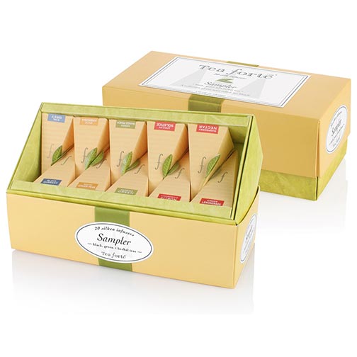 Tea Forte Ribbon Box Sampler Infusers