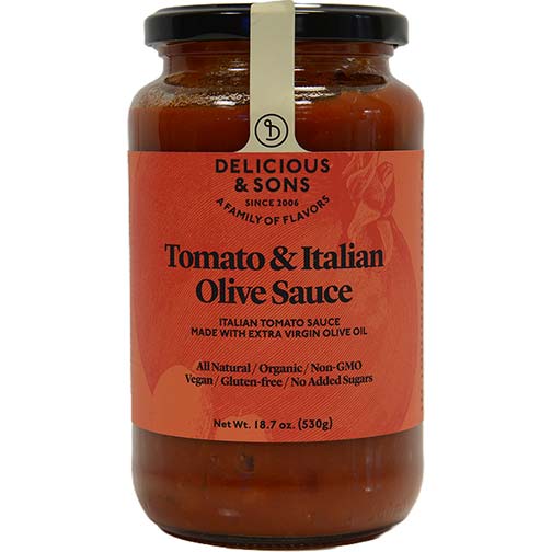 Tomato and Italian Olive Sauce, Organic