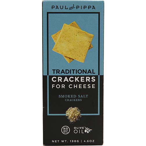 Traditional Crackers with Smoked Salt
