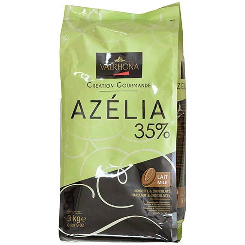 Valrhona Azelia Milk Chocolate Pistoles - 35%