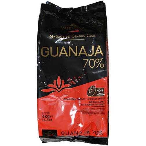 Valrhona Dark Chocolate - 70% Cacao - Guanaja