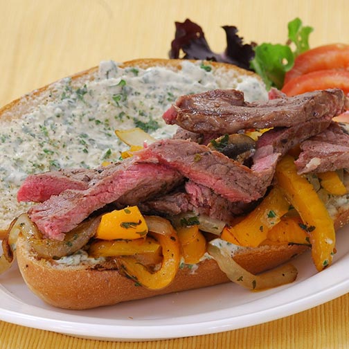 Wagyu Rib Eye Steak Sandwich Recipe Photo [1]