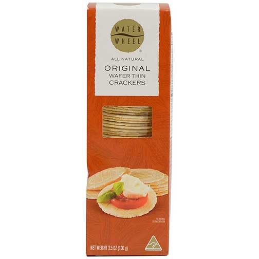 Waterwheels Wafer Thin Crackers Original Gourmet Food Store
