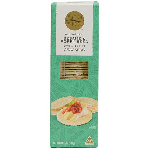 Wafer Crackers with Sesame and Poppy Seed