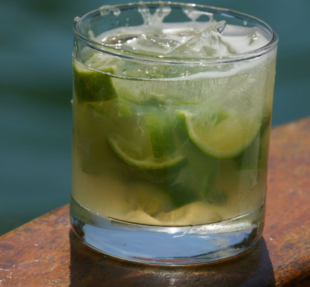 Cool Caipirinha Cocktail