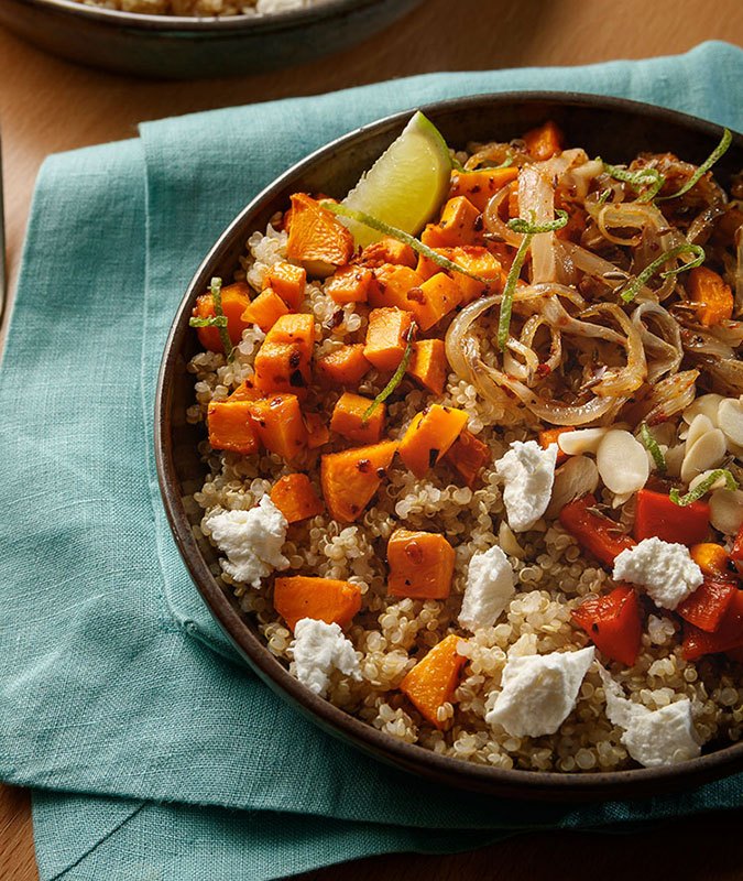 pumpkin recipes for fall Roasted Squash Quinoa Bowl Recipe