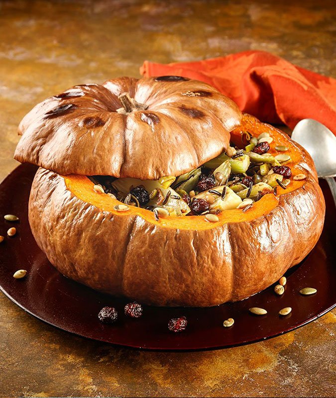 pumpkin recipes for fall Thanksgiving Stuffed Pumpkin Recipe