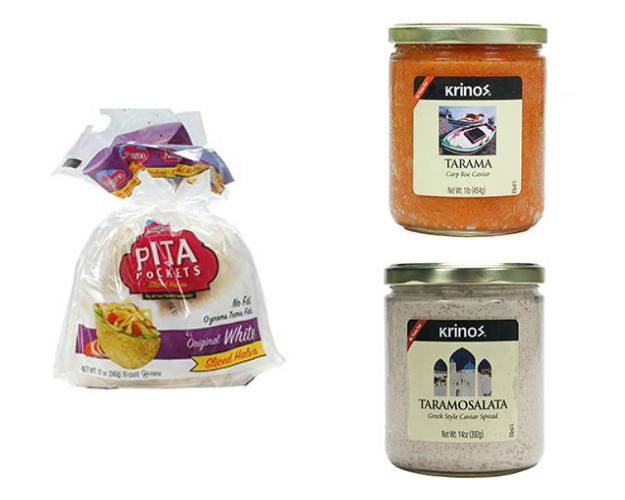 Taramas, Taramasalta and Pita bread