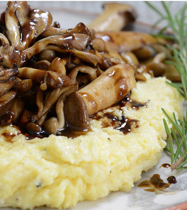 creamy truffle polenta