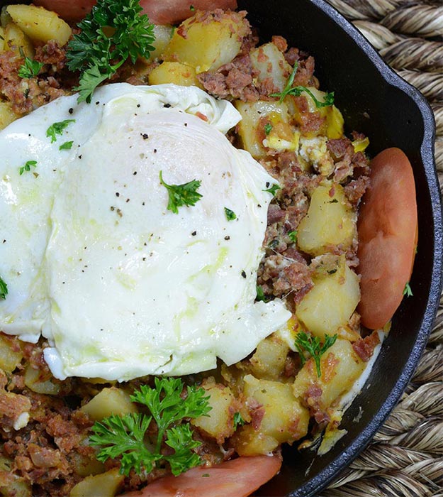 Wagyu Corned Beef Hash Recipe