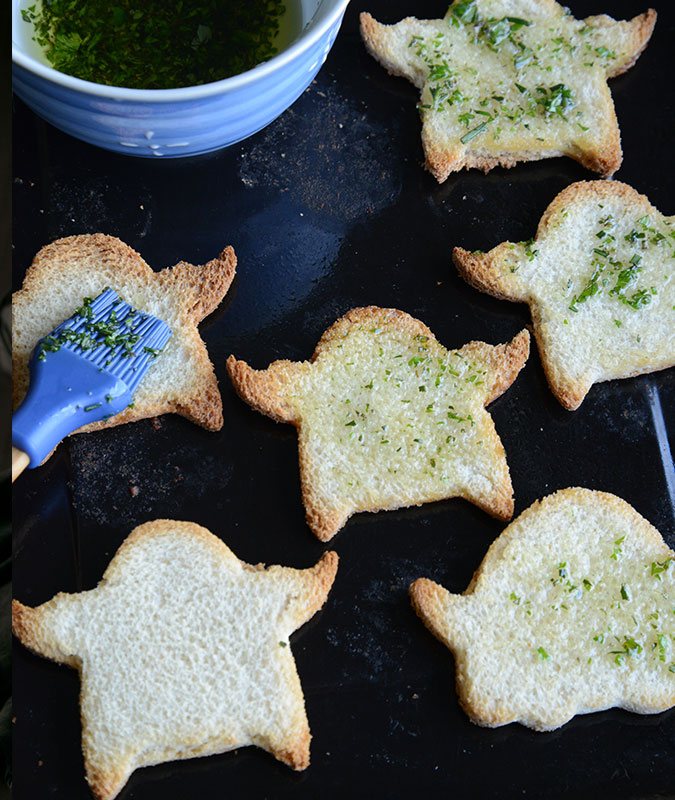 halloween croutons
