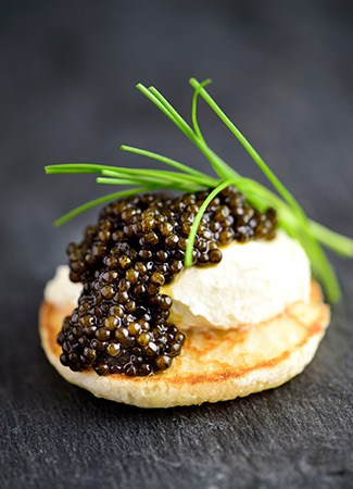 caviar accompaniments