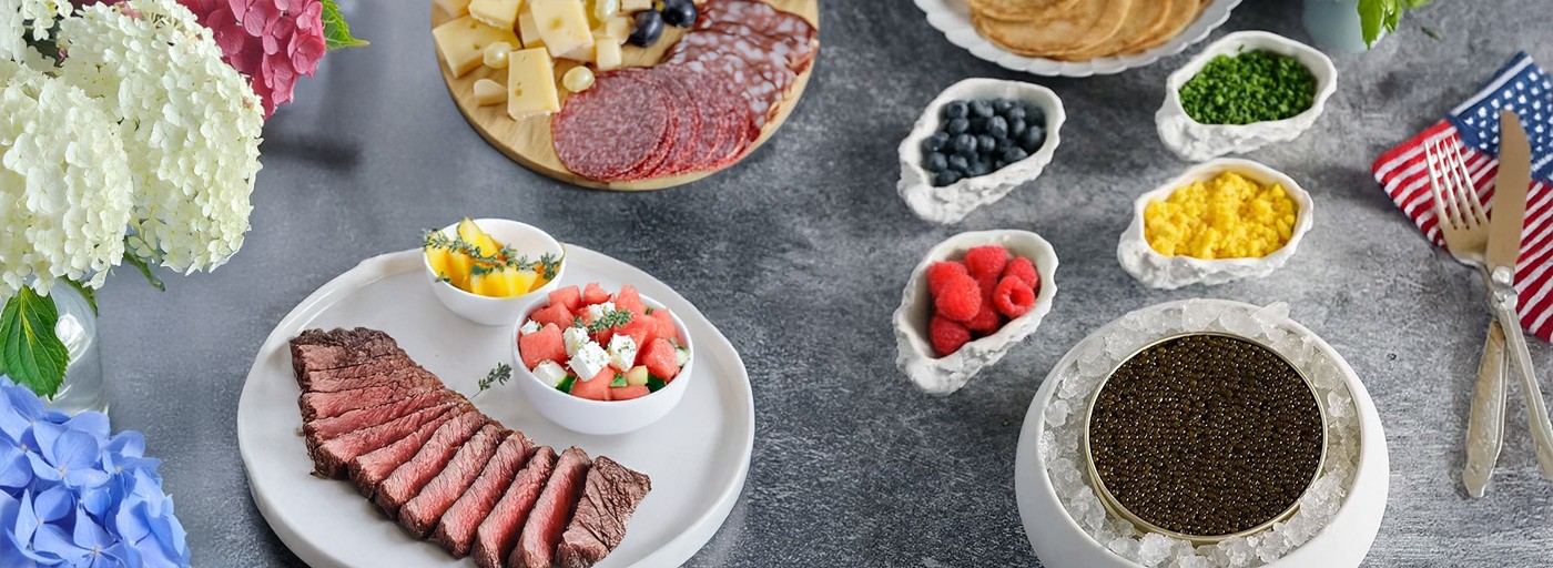 view of luxurious caviar