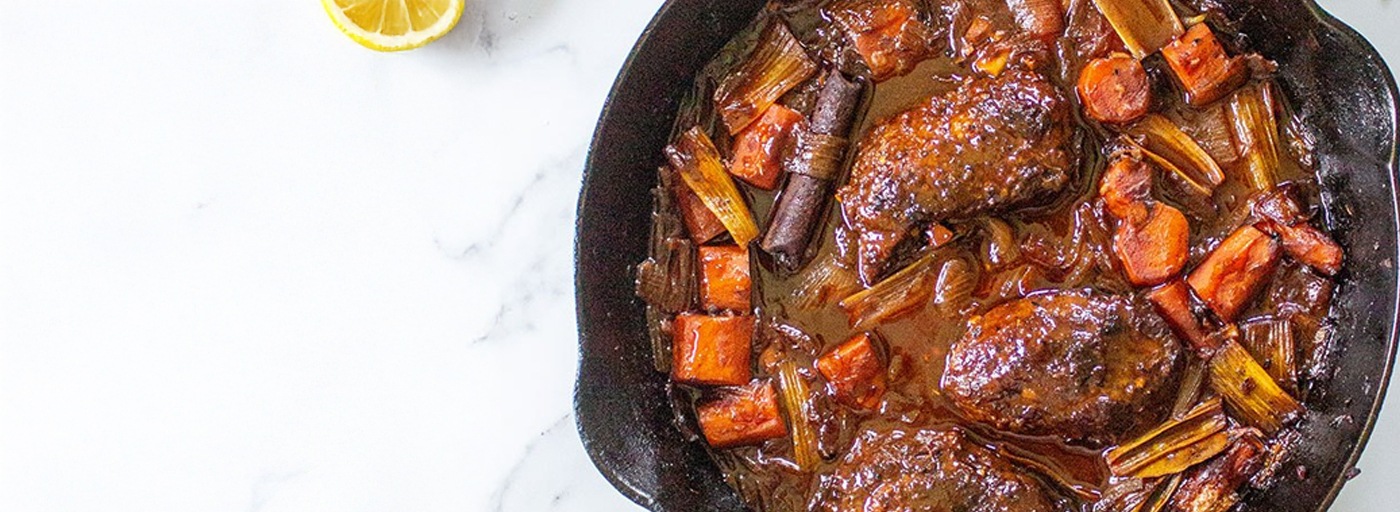 image of delicious braised pork dish, image by Gourmet Food Store