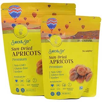 Sun-Dried Apricots - Dark, Premium