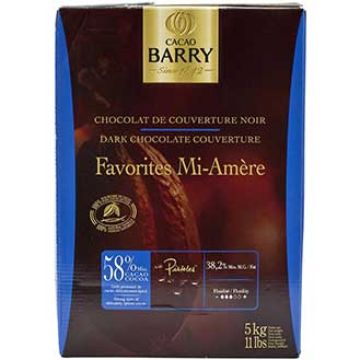 Cacao Barry Lactee Superieure Milk Chocolate 38% 1 lb - Pastry Depot