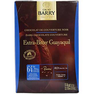 Chocolat pur noir - Cacao Barry - 11 lbs