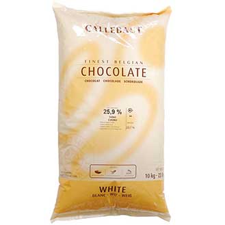 Belgian White Chocolate Baking Callets (Chips)