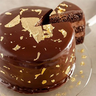 Chocolate Ganache Champagne Cake Recipe