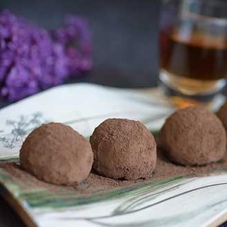 Cocoa Dusted Chocolate Truffles Recipe | Gourmet Food Store