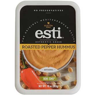 Greek Roasted Red Pepper Hummus