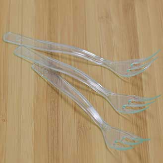 Forks - Transparent Plastic