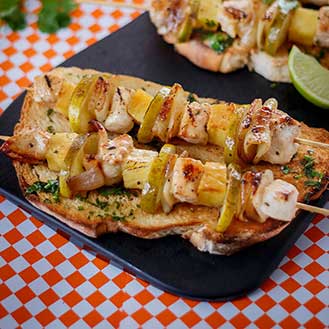 Grilled Chicken Pineapple Kebabs Recipe