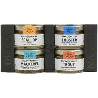 Lobster, Mackerel, Scallop, Trout Rillettes Sampler
