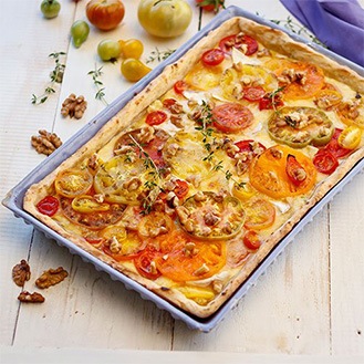 Heirloom Tomato and Brie Tart Recipe