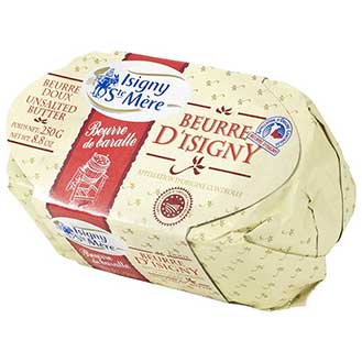 Isigny Beurre De Baratte Butter, Unsalted