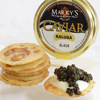 Kaluga Fusion Sturgeon Caviar, Black Gift Set