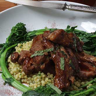 Lamb Shoulder, Boneless, Rolled and Netted