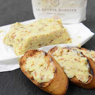 Bordier Churned Butter in a Bar, Salted - with Buckwheat