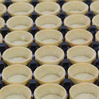 Mini Round Unsweetened Savory Tartlets - Butter 1.3"