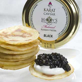 Osetra Black Caviar Gift Set - Gourmet Food Store