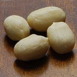 Peanuts, Blanched, Raw and Unsalted