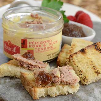 Foie gras de canard cru évéiné FGF s/v (500g x4) - ROUGIÉ - Surgelé