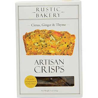 Artisan Crisps with Citrus, Ginger and Thyme