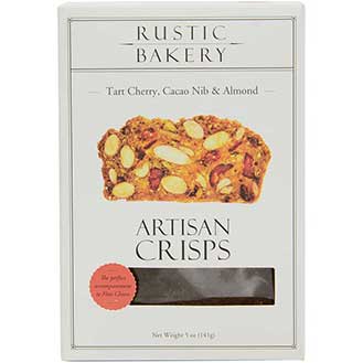 Artisan Crisps with Tart Cherry, Cacao Nibs and Almond