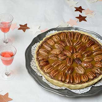 Salt and Caramel Pecan Pie Recipe