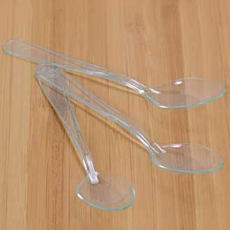 Spoons - Transparent Plastic