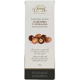 Swiss Chocolate Covered Hazelnuts and Almonds Assortment