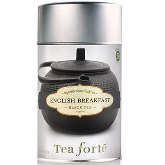 Tea Forte Organic English Breakfast Black Tea - Loose Leaf Tea