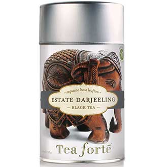 Tea Forte Estate Darjeeling Black Tea - Loose Leaf Tea Canister