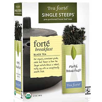 Tea Forte Forte Breakfast Black Tea Loose Leaf Tea Single Steeps