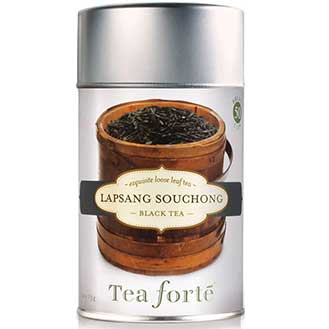 Tea Forte Lapsang Souchong Black Tea - Loose Leaf Tea Canister