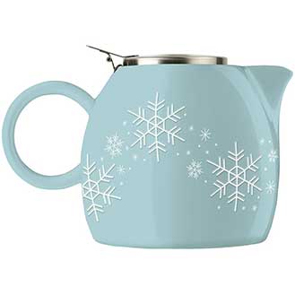 Tea Forte PUGG Ceramic Teapot - Snowflake