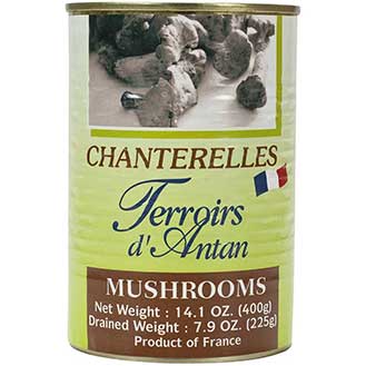 Chanterelle Mushrooms in Water