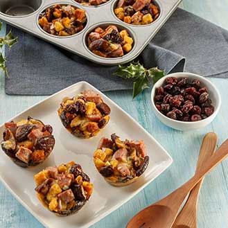 Thanksgiving Chorizo Stuffing Muffins Recipe